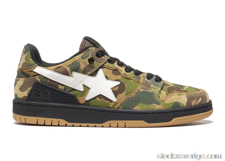 A Bathing Ape Bape SK8 Sta ABC Camo Green