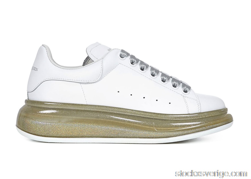 Alexander McQueen Court Trainers Gold Translucent634151WHWKV9596