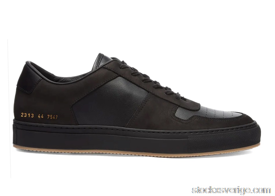 Common Projects BBall Low Leather Nubuck Black