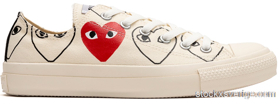 Converse Chuck Taylor All-Star 70 Ox Comme des Garcons Play All-Over Natural