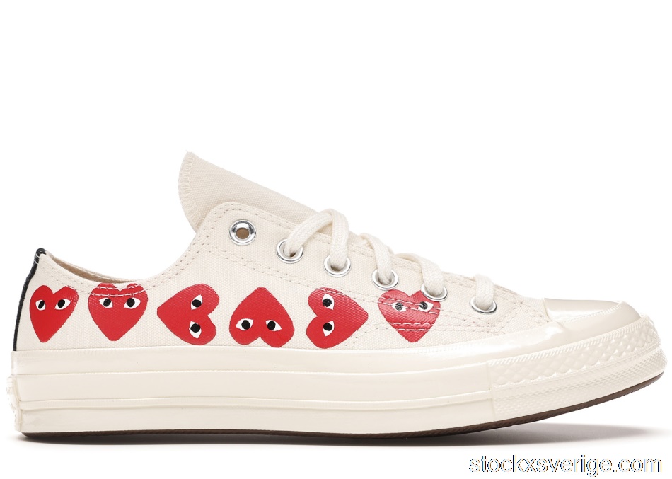 Converse Chuck Taylor All-Star 70 Ox Comme des Garcons Play Multi-Heart White162975C