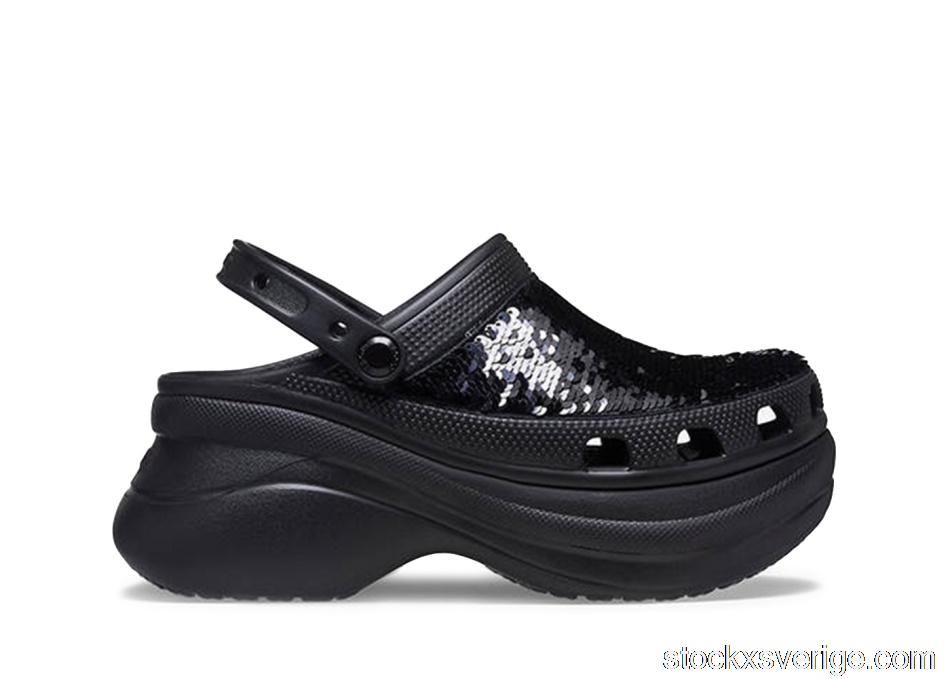 Crocs Classic Bae Clog Sequin Black