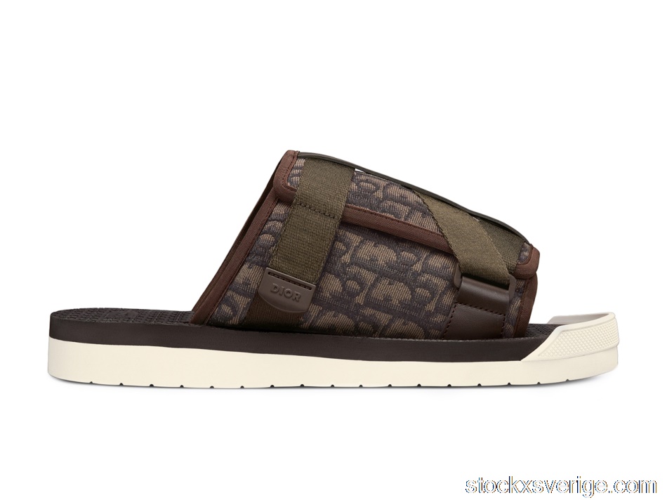 Dior Alpha Sandal Ebony Dior Oblique Jacquard3SA081YXV_H767
