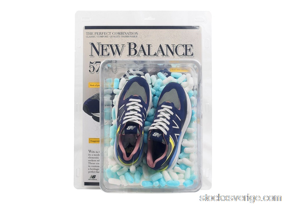 New Balance 57/40 DAHOOD Navy Grey Yellow (W) (Special Box)W5740GC