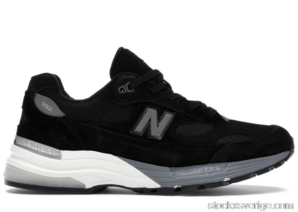 New Balance 992 Black Grey (Made in USA)M992BL