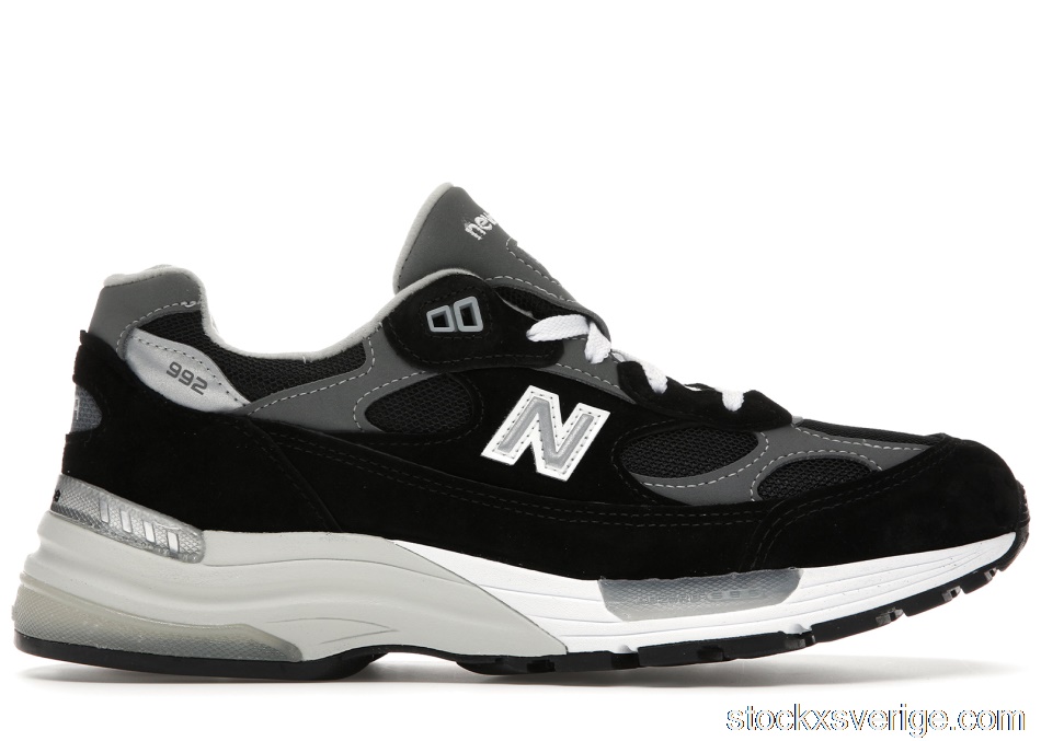 New Balance 992 Black Grey SuedeM992EB