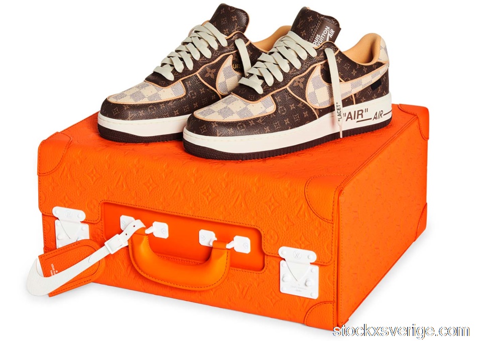 Nike Air Force 1 Low Louis Vuitton Monogram Brown Damier Azur