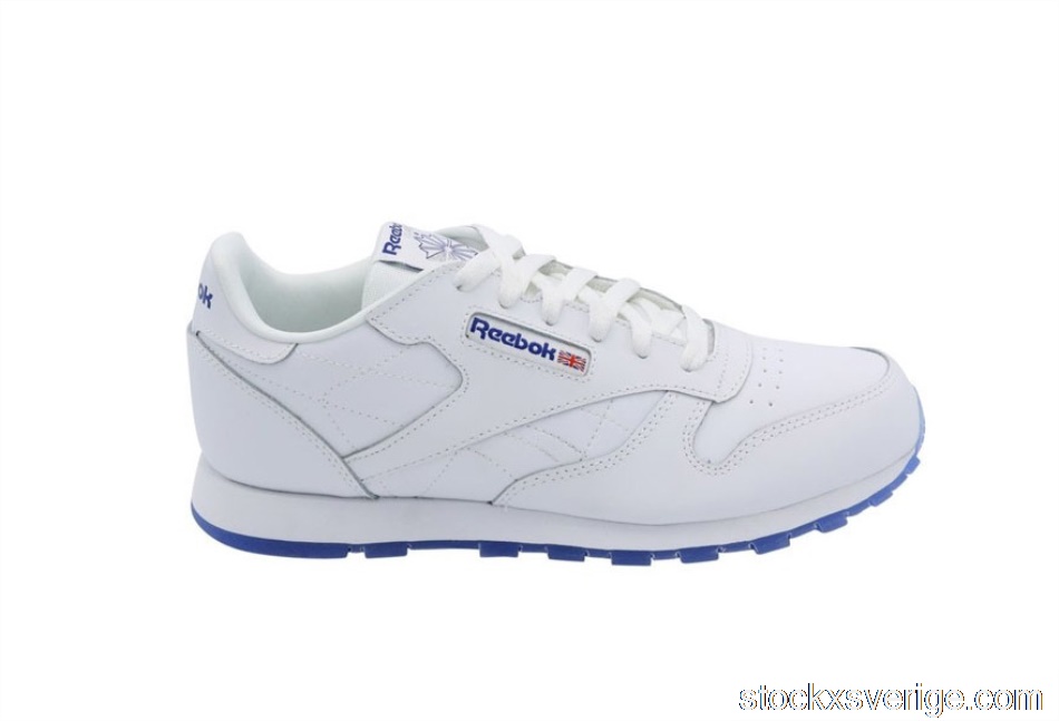 Reebok CL Leather Ice White Royal (GS)CN7334