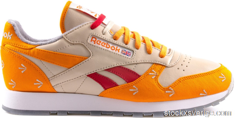 Reebok Classic Leather 30th Anniversary Gary Warnett Bone OrangeV59333