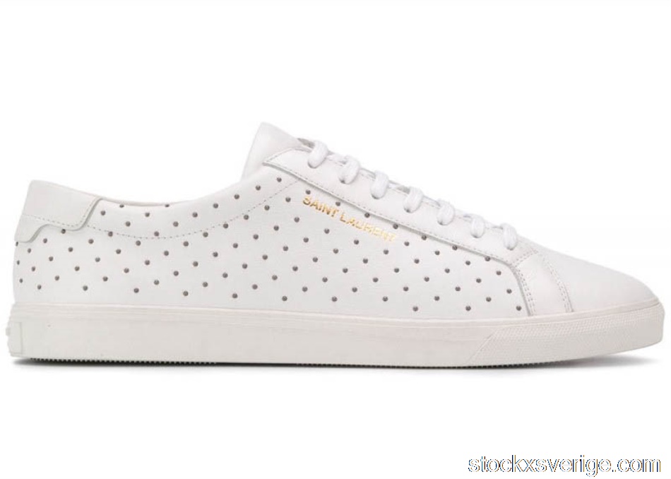 Saint Laurent Andy Signature White Stud5848260ZS5Y9030