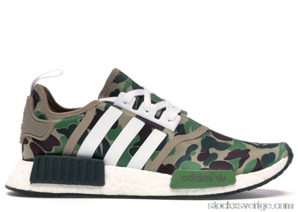 adidas NMD R1 Bape Olive CamoBA7326